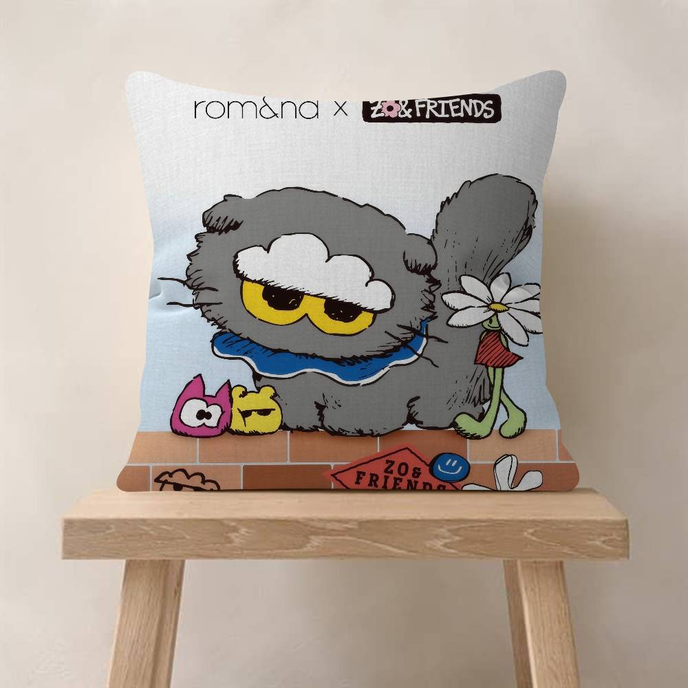 Cloud Cat ZZOA album Pillow Gifts Home Office Furnishings Bedroom Sofa Car Cushion Cover case 45x45cm