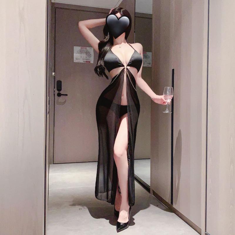 Сексуальное нижнее белье купальник легкая роскошь простой сексуальный горячая девушка размер груди бикини из трех частей раздельный купальник женский горячая девушка