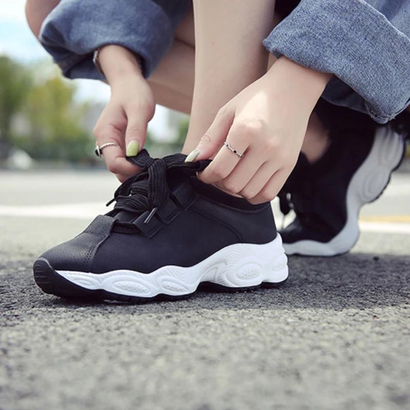Fashion Sneakers for Women All-match Women's Casual Shoes Comfortable and Soft Women's Thick-soled Running Shoes 2024 Hot Tenis De Mujer