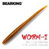 BEARKING Worm Soft Lures 8cm 1.12g 20pcs/bag Fishing Artificial Silicone Bass Pike Minnow Swimbait Jigging Plastic Baits