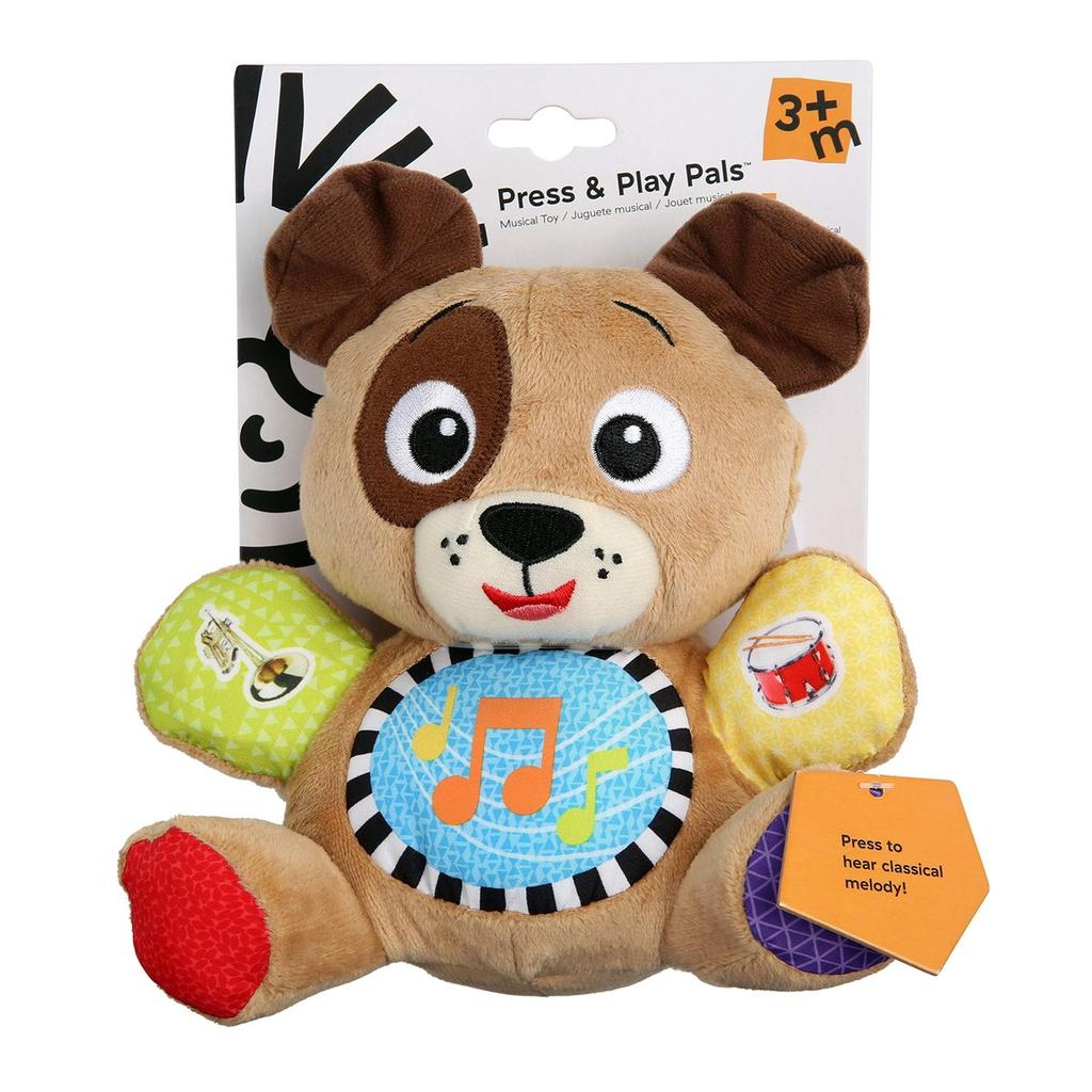 Baby Einstein Нажми и играй Друзья, Развивающая музыкальная игрушка, от 3 месяцев+