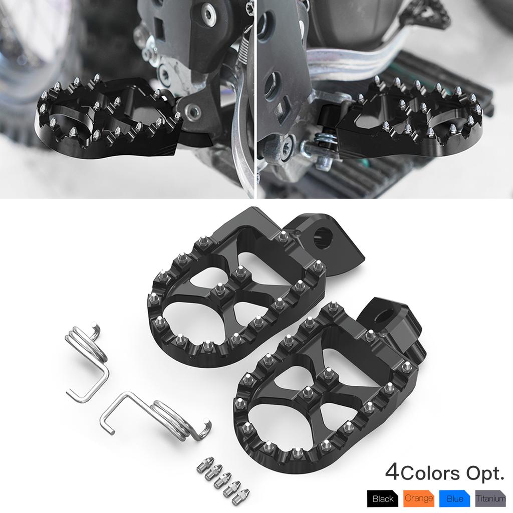 For KTM EXC 300 EXC 250 EXCF 350 EXC 450F 1998-2016 Foot Pegs Footrest Pedals SX 125 SXF 250 SXF 450 XCF 350 XCW 300 XCFW 500