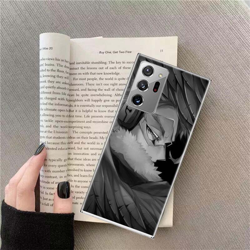 Аниме MHA Hawks BNHA Чехол для телефона Samsung Galaxy S25 Edge S24 S23 FE S22 S26 Ultra S21 S20 S10 Plus Capa Мягкий