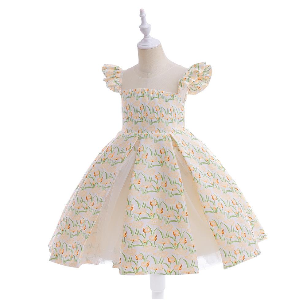 Платья для девочек-подростков с сумками для девочек 3-10 лет, нарядное платье для выпускного вечера на день рождения, детское праздничное платье принцессы для девочек, детская одежда