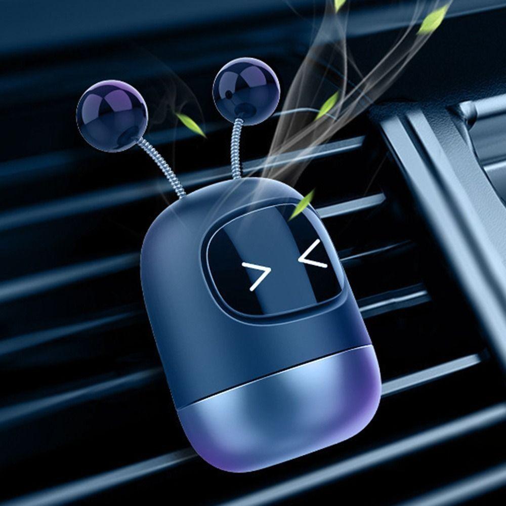 Mini Robotic Air Vent Clip Creative Fragrance Air Vent Aromatherapy Outlet Air Fresheners Perfume Diffuser Car Interior Ornament