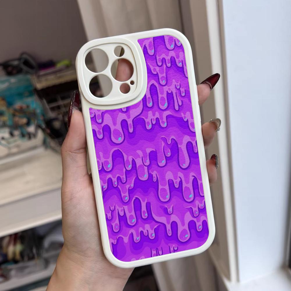 Чехол для телефона со слизью для iPhone 16 15 14 12 13 Pro Max 11 Mini Xs Puls Силиконовый чехол из кожи ягненка