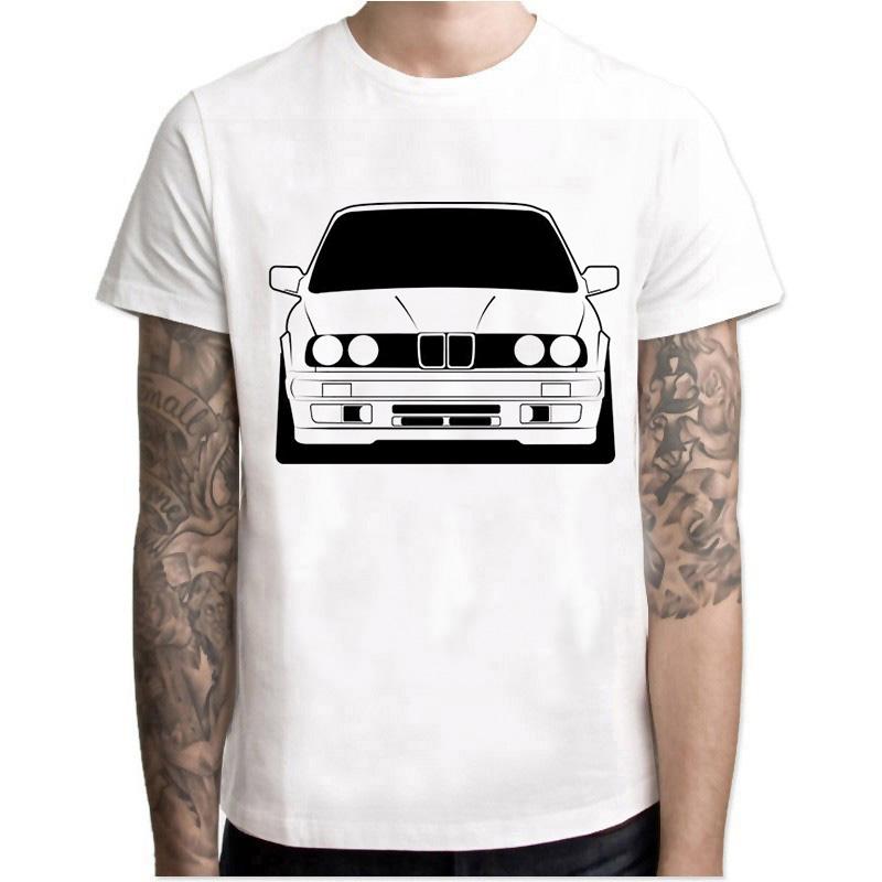 Harajuku Cool Automotive Car Turbo E30 E36 E46 T Shirt Men Anime T-shirts Tee Shirt Homme TShirt Male Streetwear Camisetas