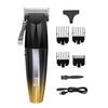 1 комплект, профессиональная электрическая машинка для стрижки волос, регулируемая режущая головка, мощная тихая машинка для стрижки волос для домашнего бритья