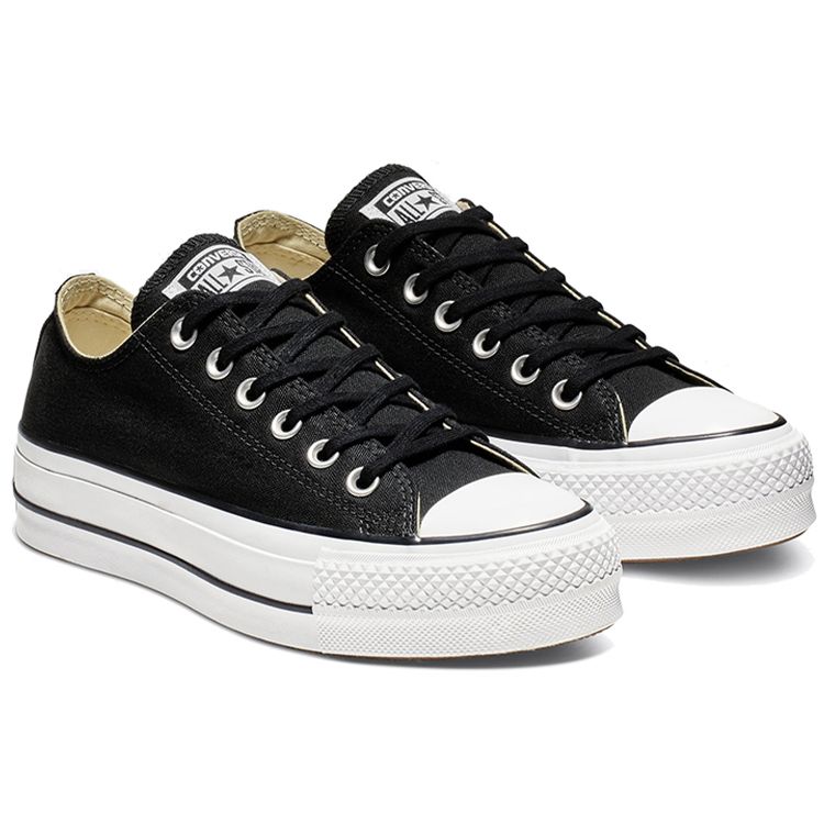 Converse Кеды Chuck Taylor All Star Lift Ox Женские Черно-белые 560250C