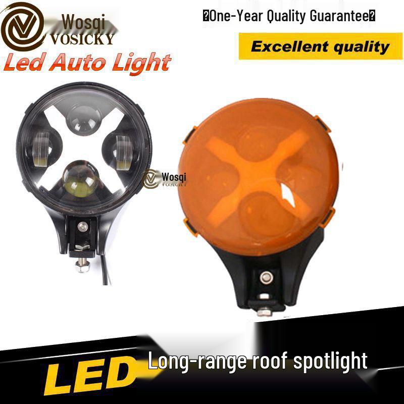 60W LED Work Light for Wrangler: Off-Road Spotlight & Front Bumper Accent