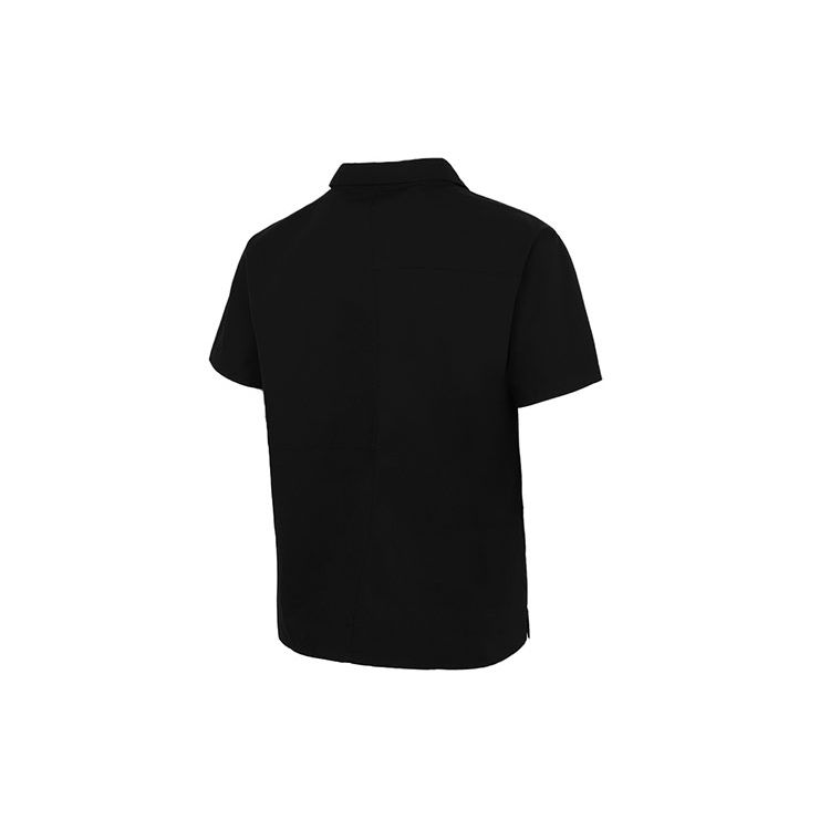 Puma Сплошной цвет, повседневная спортивная рубашка с коротким рукавом, мужские топы, черный 533739-01