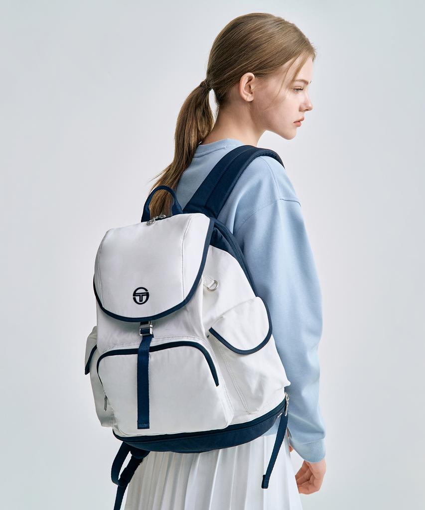Легкий рюкзак Sergio Tacchini U с клапаном (белый)