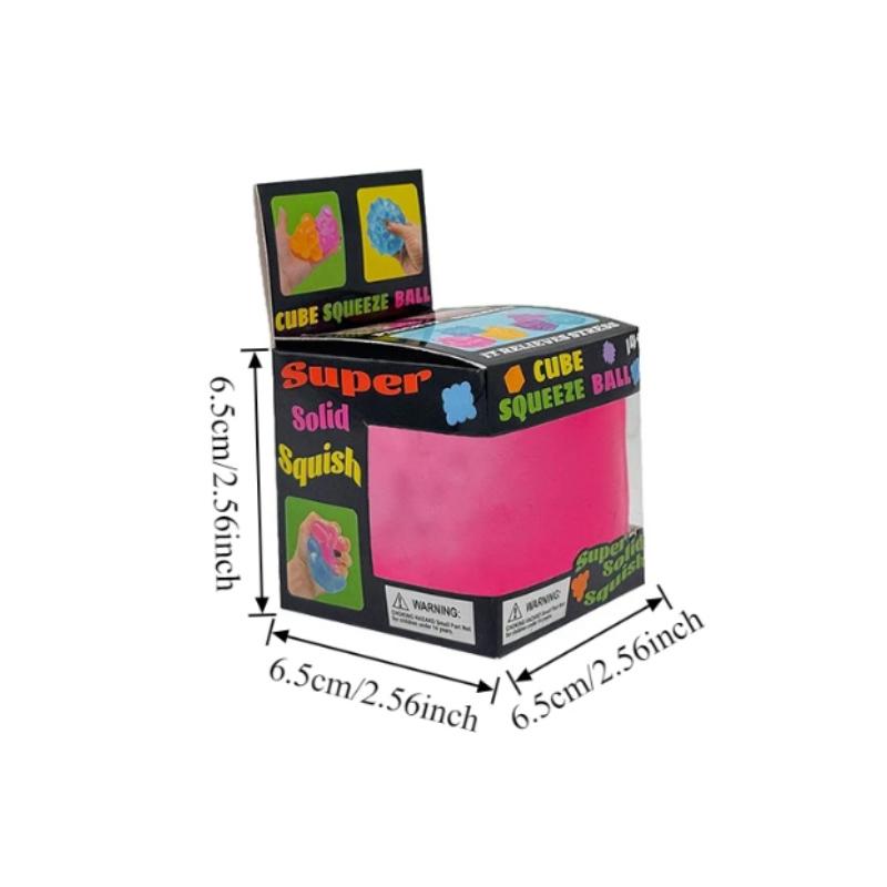 Schylling Needoh Nice Cube Тактильный кубик-непоседа Кубик для снятия стресса Сенсорный инструмент для концентрации и офисного стола Успокаивающий гаджет Набор
