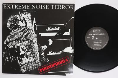 12-дюймовая пластинка EXTREME NOISE TERROR Phonophobia DISC1T DISCIPLINE 1991 UK Rock Б/у