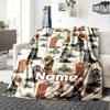 Western Cowboy Boots And Hats Home Blankets Comfortable Soft Lightweight Allseason Multipurpose Blanket For Picnics Sofas Offices Beds Living Rooms