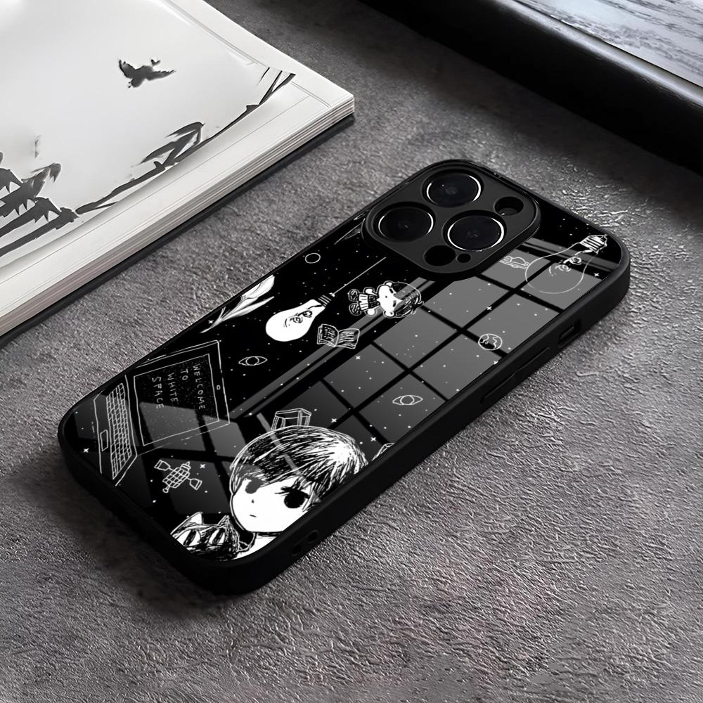 Чехол для телефона O-Omori Game для IPhone 17 15 Pro Max 12 16 14 Plus 11 13 Pro X XR XS 7 8 Plus SE Стеклянная крышка