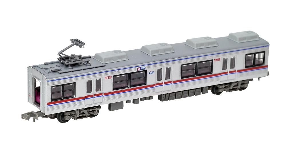 Железнодорожная коллекция Tetsuro Keisei Electric Railway 3500 Series Updated Car 3544 Formation 4 Car Set B Diorama Supplies (Первый заказ производителя