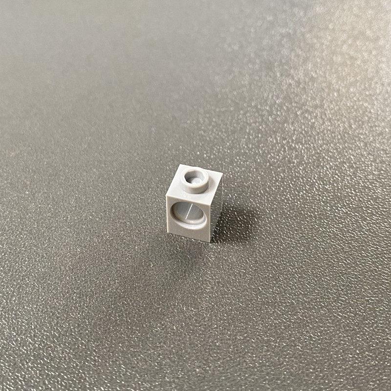 Compatible Building Block 6541 Hole Brick Technology Mechanical Building Block Accessories 1X1 With 1 Hole Bump High Brick 4119014