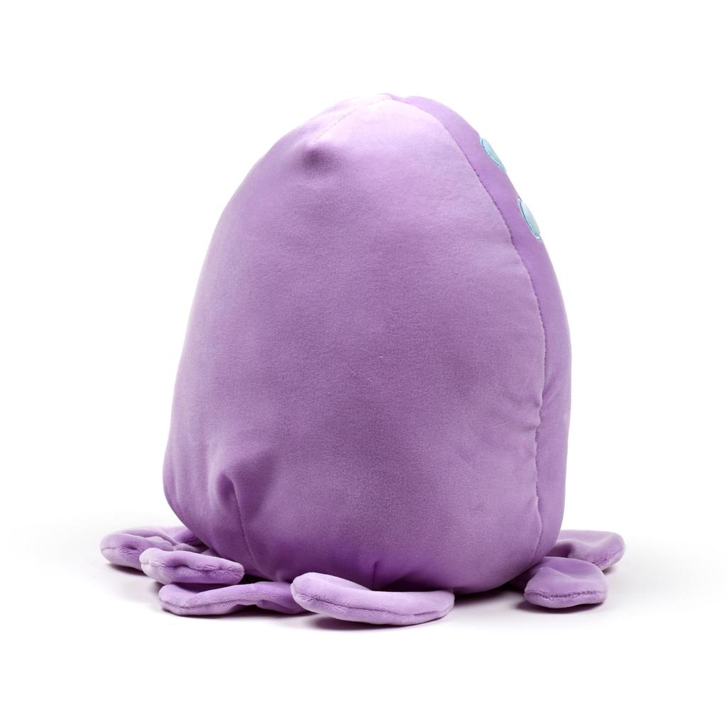 Puckator - SQUIDGLYS Marshmallow Plush Cushion H22.5 x W20 x D13cm Wendy the Octopus