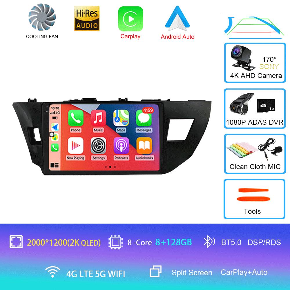 Android 14 Car Radio Toyota Corolla 11 2012 - 2016 Multimedia Video Player Stereo Navigation GPS No 2din 2 din dvd