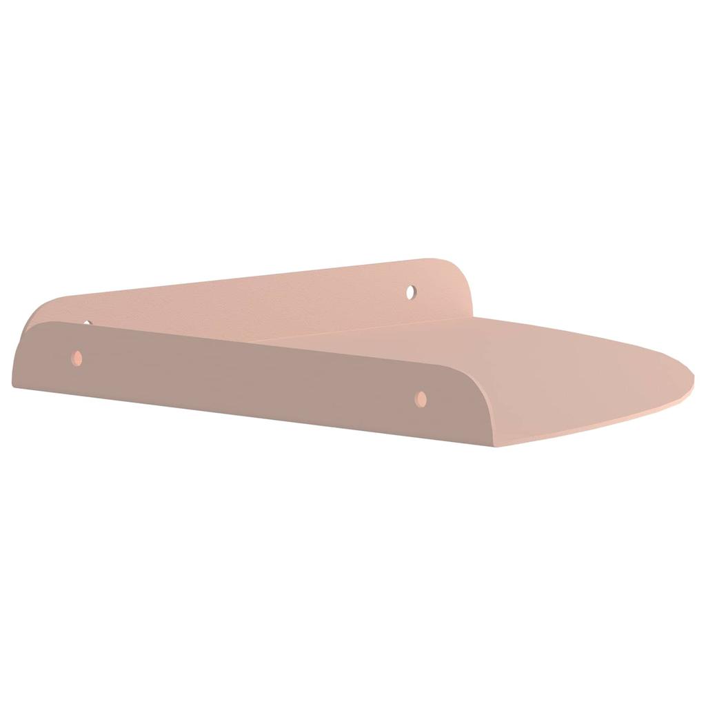 Floating Shelf with Shelf 2 pcs Pink 24 x 24 x 2 cm