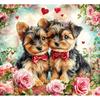 5D Алмазная мозаика Полная круглая Собаки Вышивка крестом DIY Алмазная вышивка Распродажа Животные Стразы Картины Алмазное искусство