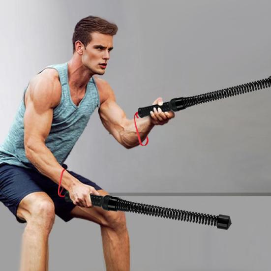 2 шт. Бесканатная боевая веревка Легкая портативная тренировочная веревка Тренировка силы мышц рук Нескользящая для начинающих Домашний спортзал Тренировочная веревка