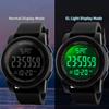 Часы Timever Digital Arm LED Sports Large с простым японским руководством по эксплуатации, водонепроницаемые, мужские спортивные, многофункциональные, секундомер,