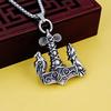 Ожерелье скандинавское викингов Тора Волка Одина Голова Волка Якорь Модный Кулон