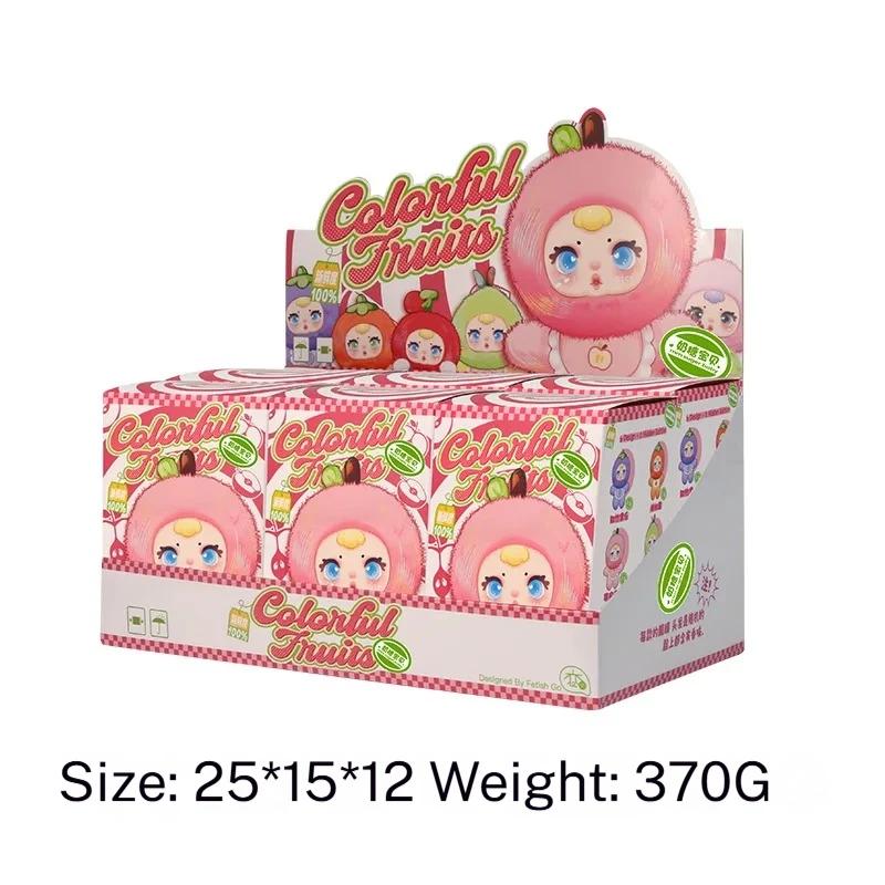 Очаровательная плюшевая фруктовая фигурка-сюрприз с виниловым лицом - Креативное милое настольное украшение, коллекционная кукла