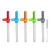 5 шт. Сменные трубочки для бутылки для воды Zak Designs Kelso 15 унций, пищевые силиконовые трубочки, пыленепроницаемые, не содержат БФА, моющиеся