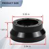 Universal 5 & 6 Hole Steering Wheel Hub Adapter Compatible with Chevy GMC Trucks Pickup Vans Jeep Chrysler Dodge Pontiac Cadillac,Billet Aluminum
