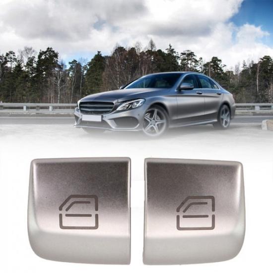 For C300 C63 C350 GLC300 C-Class Switch Repair Cap Glass Lift Switch Button