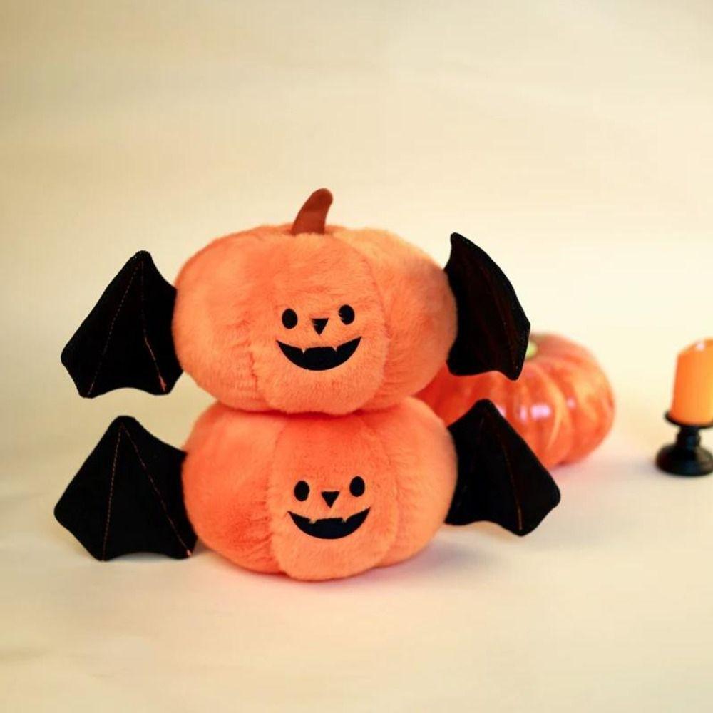 PP Cotton Simulated Pumpkin Plush Doll Stuffed Halloween Pumpkin Throw Pillow  Kids Gift