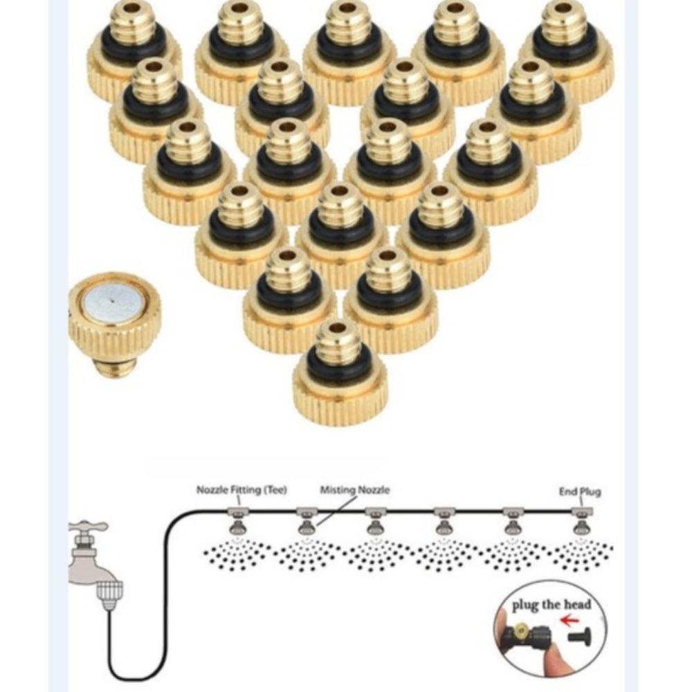 10 шт. садовый разбрызгиватель низкого давления, шланговый фитинг с одним отверстием, новая насадка для распылителя