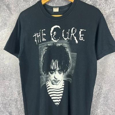 The Cure Роберт Смит Винтажная Рок-группа Унисекс Футболка Vtg S5XL