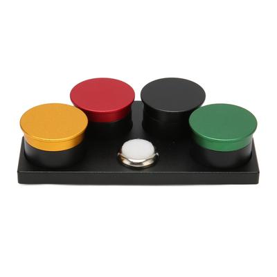 Масленка для часов с крышкой из алюминиевого сплава, керамика, 4 тарелки, подставка для чашек, многофункциональная