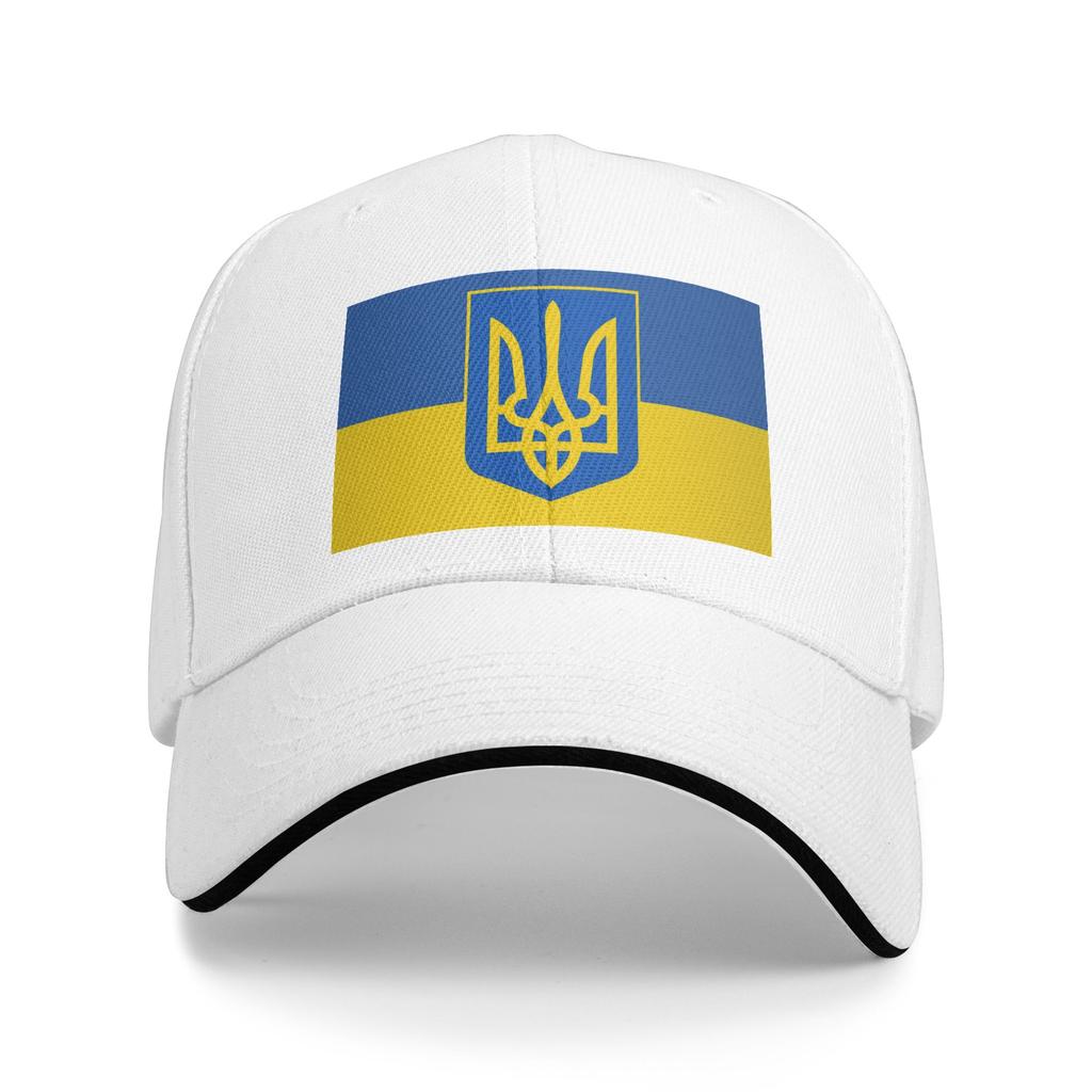 Флаг Украины Женская Унисекс Бейсболка Повседневная Уличная Кепка Модная Защита от Солнца Козырек Летняя Регулируемая Кепка