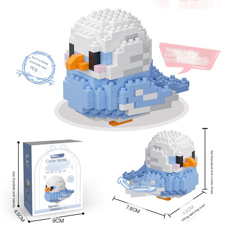 3D алмазная модель, милые птички, кирпичи, образовательные игрушки, подарок на день рождения для детей 6 лет