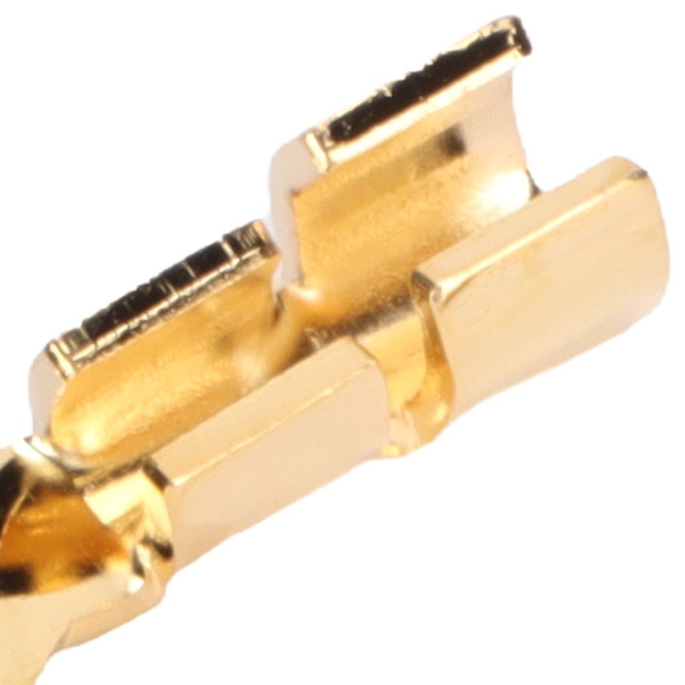 4PCS Pure Copper Spade Speaker Connector 45 Degree Fork Speaker Wire Plug For DIY Audio