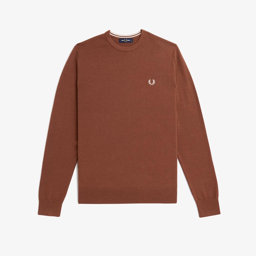 Fred Perry [Baseline] Классический джемпер с круглым вырезом из шерсти мериноса (S54) Afpm2439601-S54