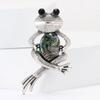 Fashion Exquisite Retro Alloy Shell Frog Brooch Temperament Women'S Suit Coat Corsage Jewelry Pin