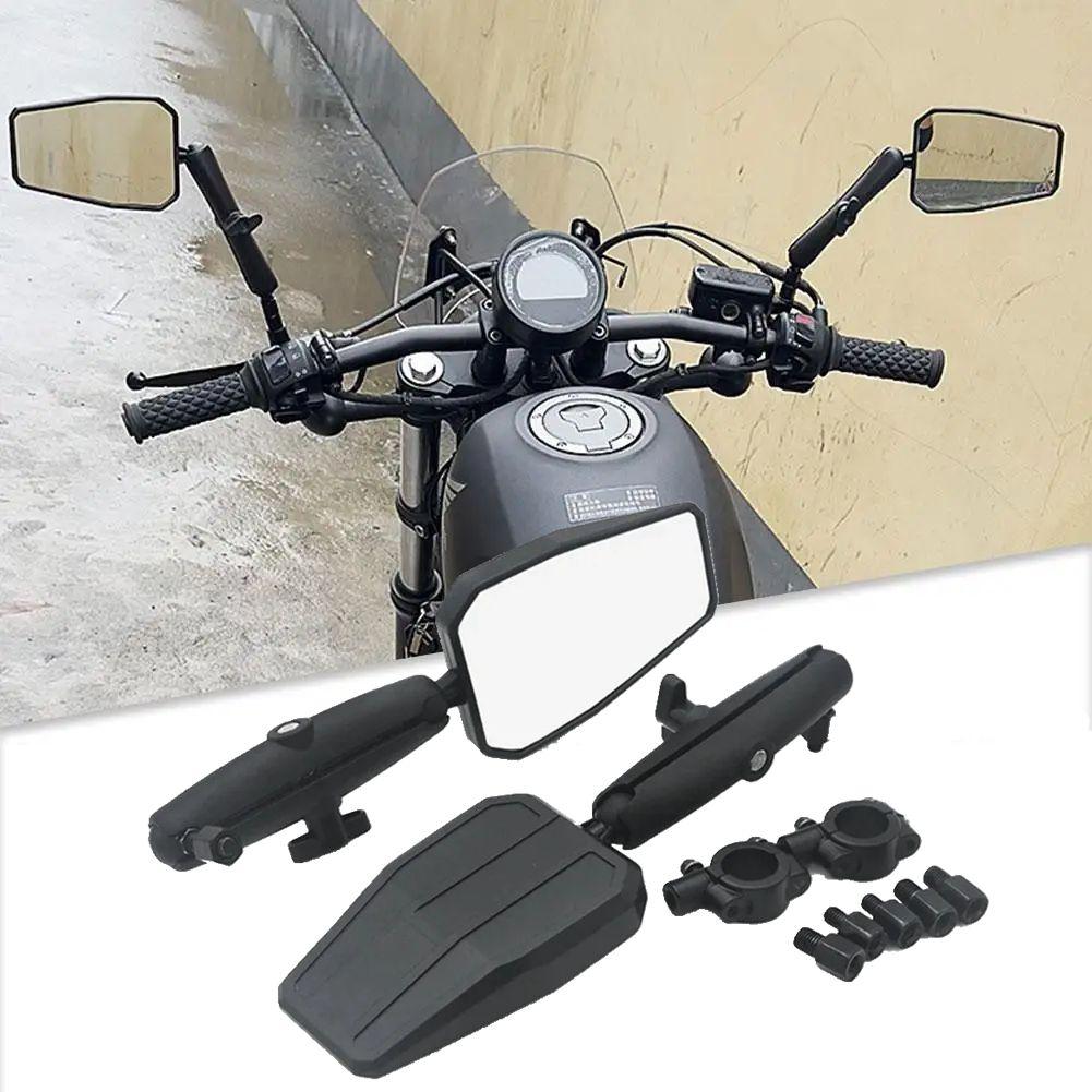 Универсальное алюминиевое зеркало заднего вида для Suzuki Kawasaki Sport, Зеркало заднего вида, Питбайк, Мотоциклетные запчасти