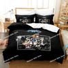 3D Аниме The World Ends with You Нэку Сакураба Комплект постельного белья Печатное одеяло Пододеяльник Наволочка 3 предмета Комплект Детский Взрослый Размер