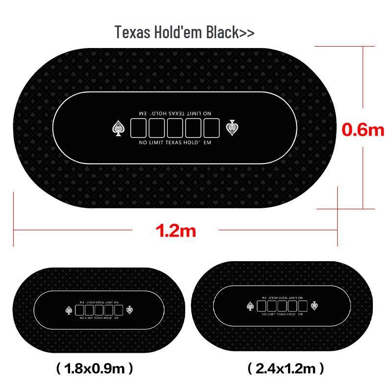 Популярный нескользящий резиновый коврик для стола и коврик для мыши для Техасского Холдема Гуаньдана