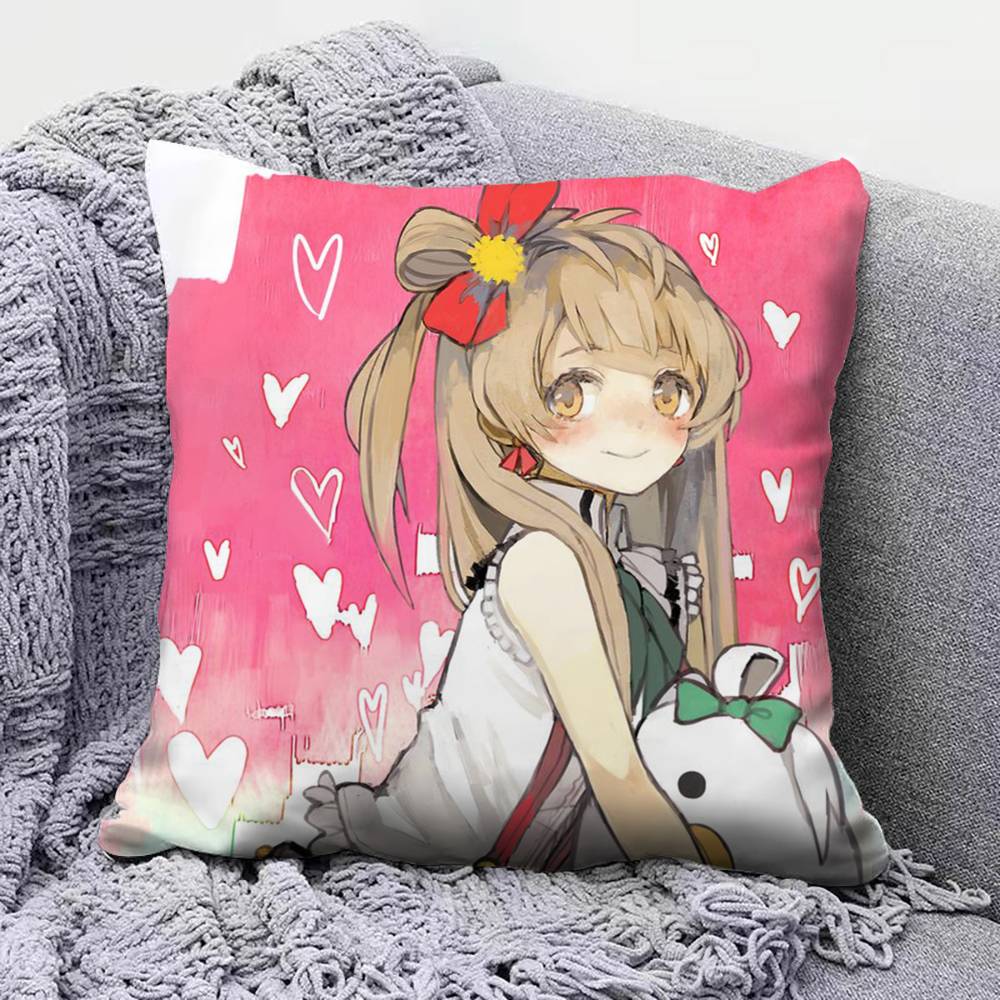 Minami Kotori Anime Girl Love Live  Home Sofa Cushion Covers and Aecorative Custom Pillow Covers