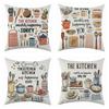 New American-style Linen Pillowcase for Holiday Decoration and Car Cushion Cover