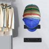 Wall Mount Baseball Hat Organizer Heavy Duty No Drilling Closet Door Mounted Peaked Hat Holder Display Stand Storage Rack