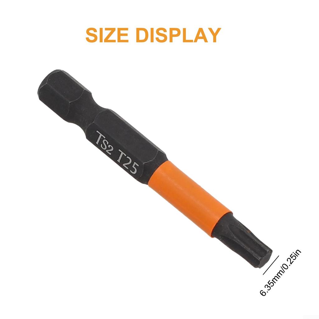 1/4 Magnetic Torx Screwdriver Bit Shank Screwdriver Bit