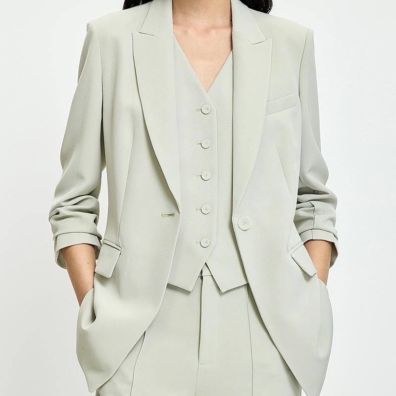 LILY Women's Loose Fit Suit Jacket